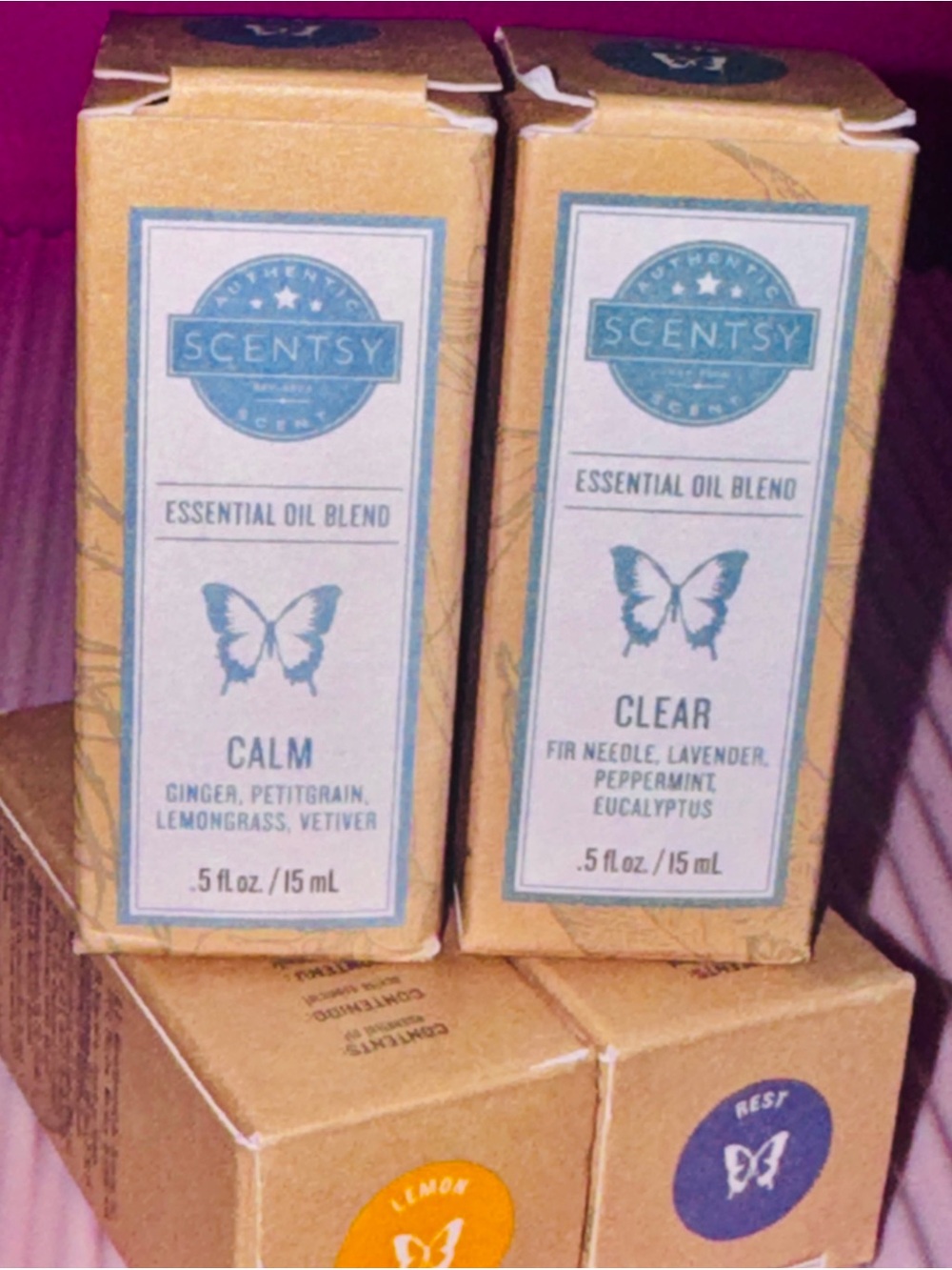 Scentsy Essential Oil Blend Calm & Clear Duo